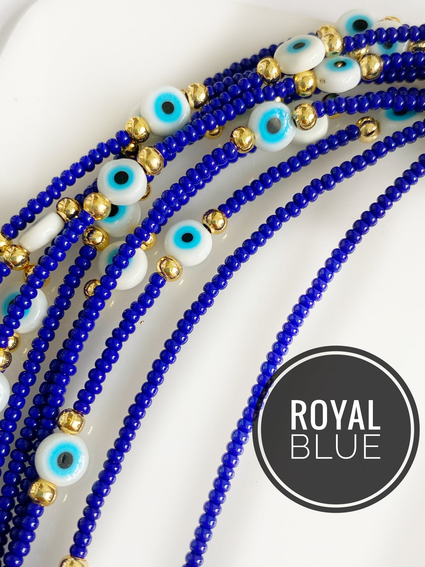 Evil Eye Mini Beaded Necklace