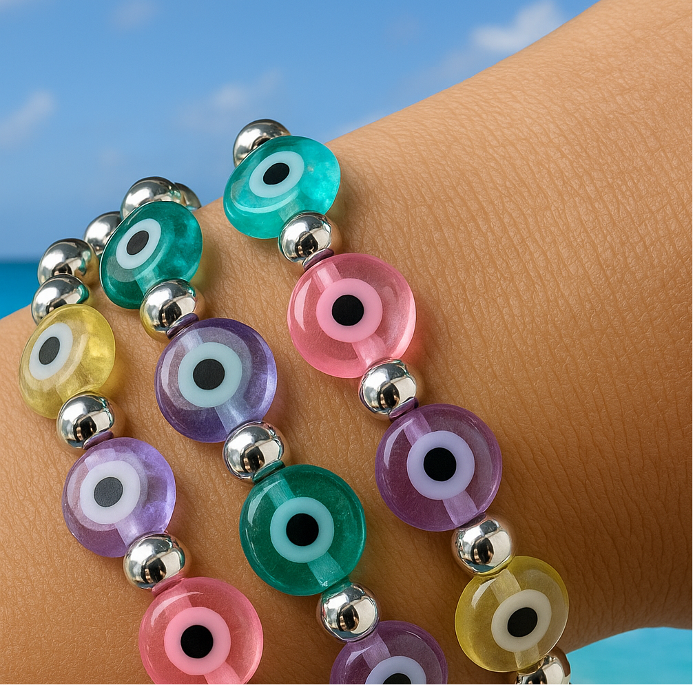 Limited Edition Pastel Evil Eye Bracelet