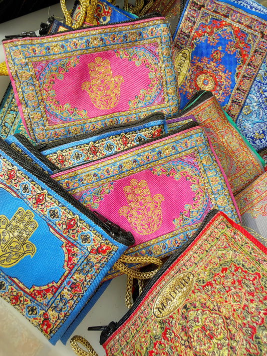 Spain Hamsa Mini Card Pouch