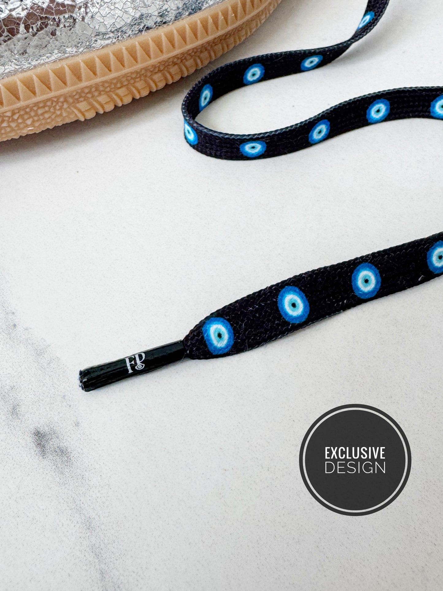 NEW! Evil Eye Shoelaces Fashionably Protected