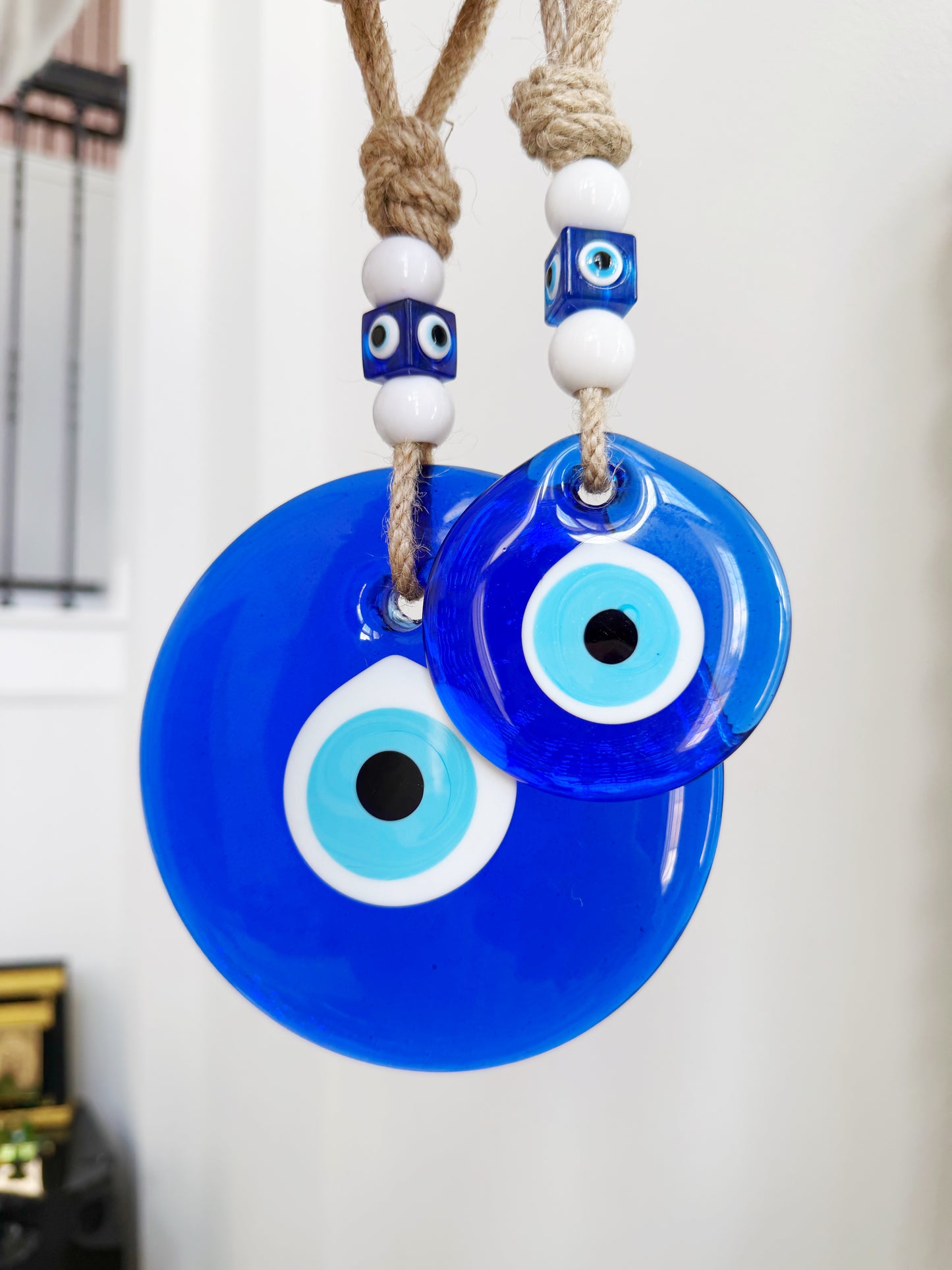 Classic Blue Evil Eye Amulet Home Decor (LARGE)