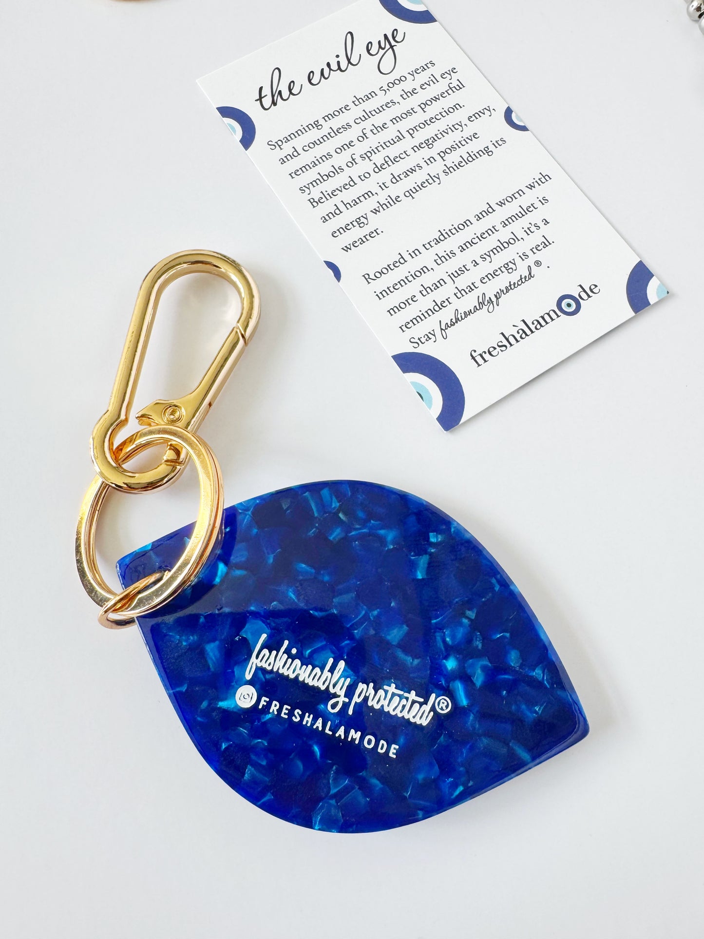 Evil Eye Luminous Bag Charm Clip