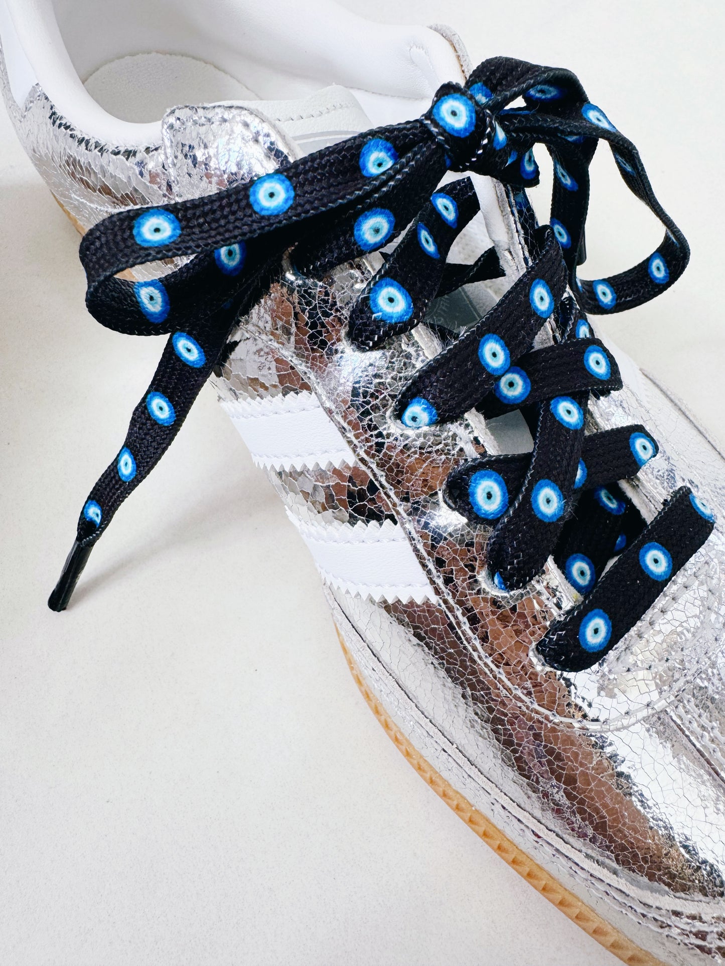 NEW! Evil Eye Shoelaces Fashionably Protected