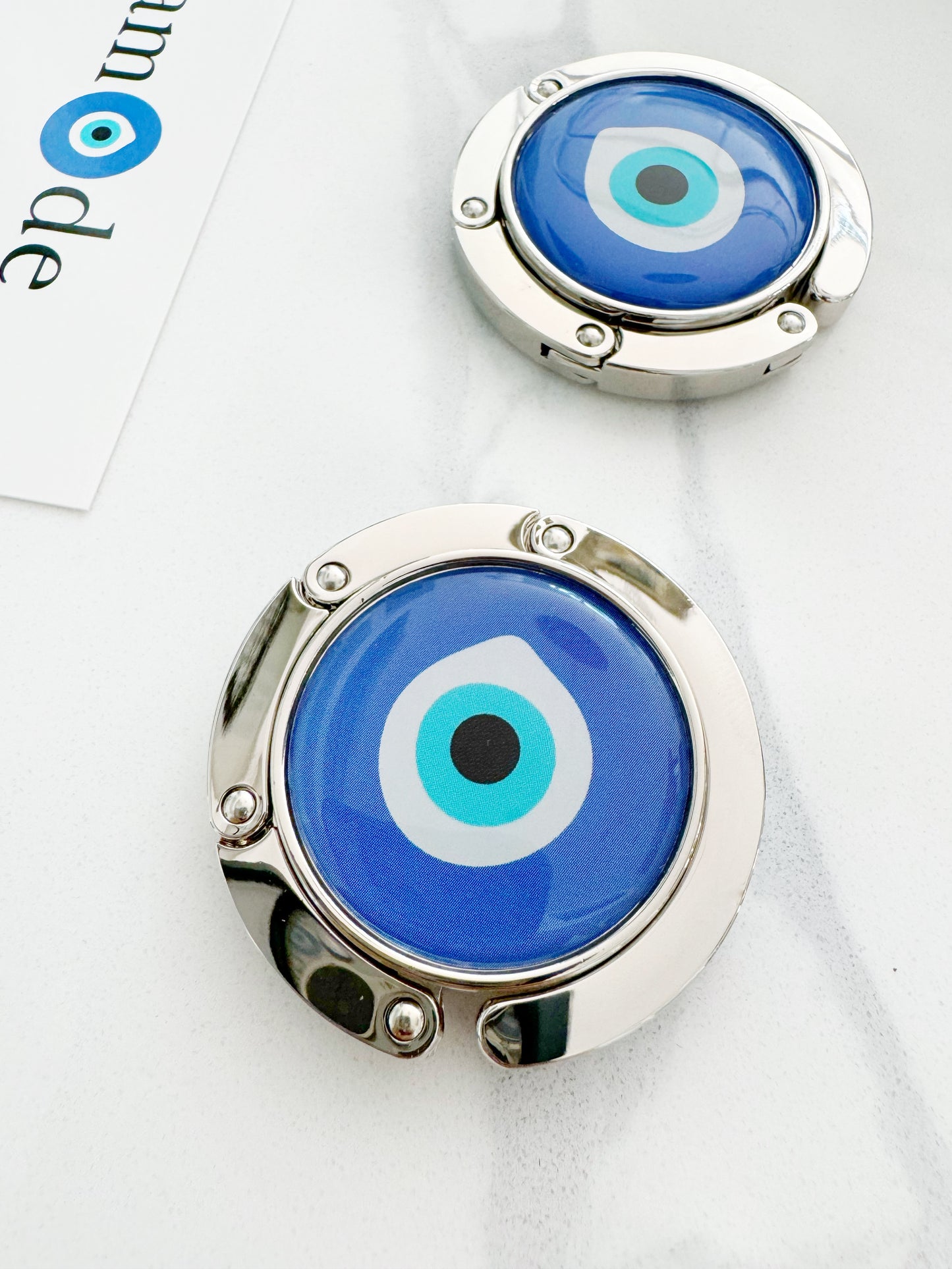 Evil Eye Compact Magnetic Purse Hook Hanger