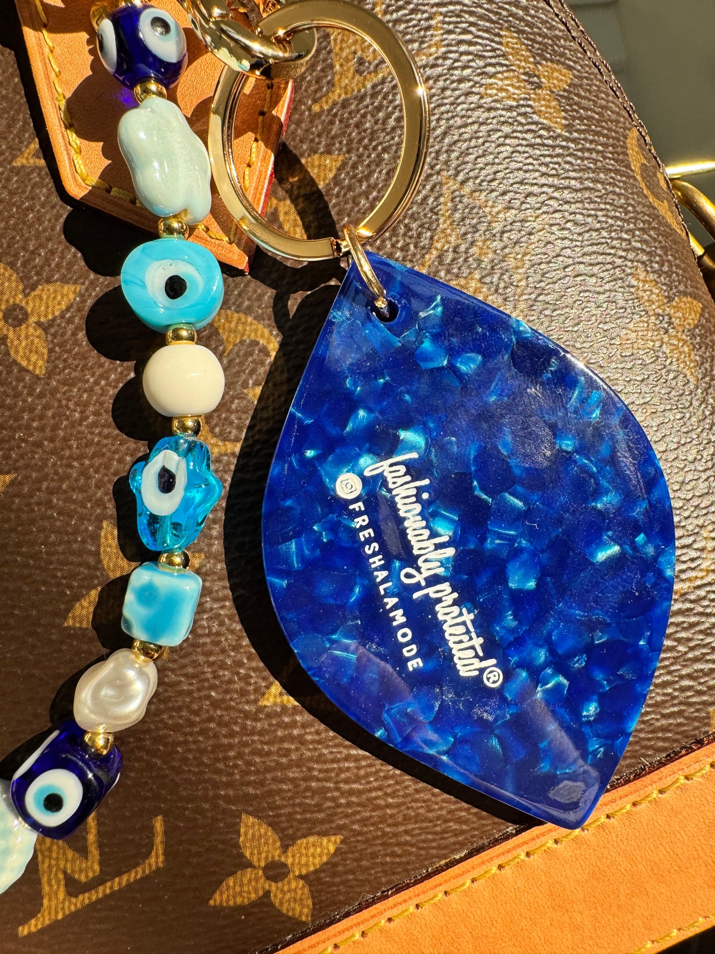 Evil Eye Luminous Bag Charm Clip