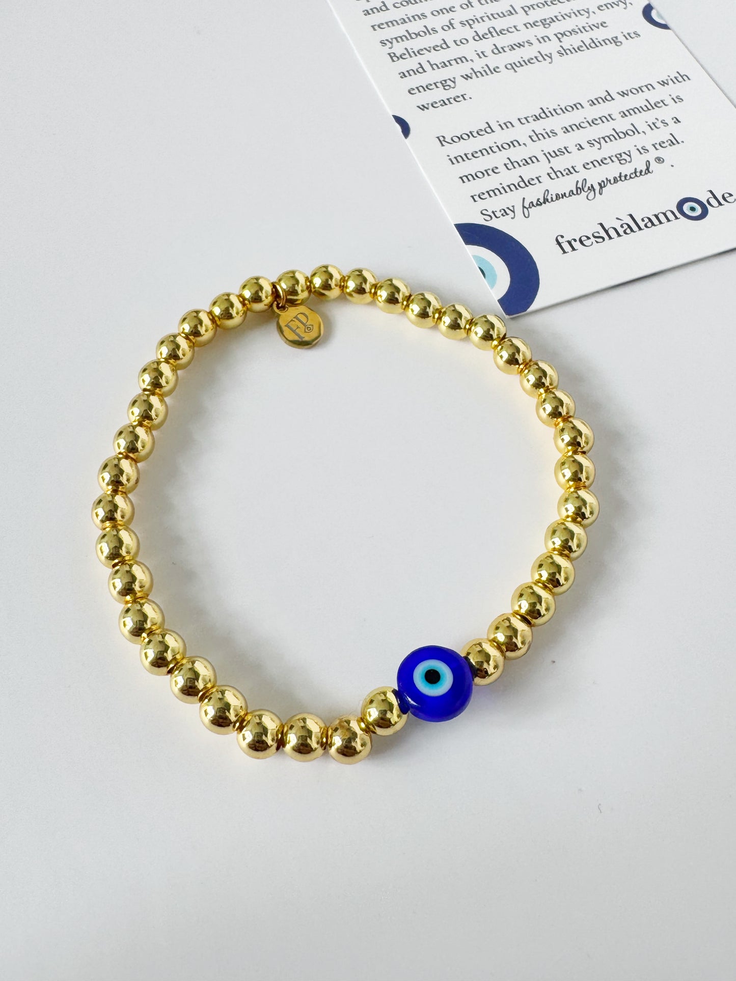 Solid Protection Evil Eye Bracelet