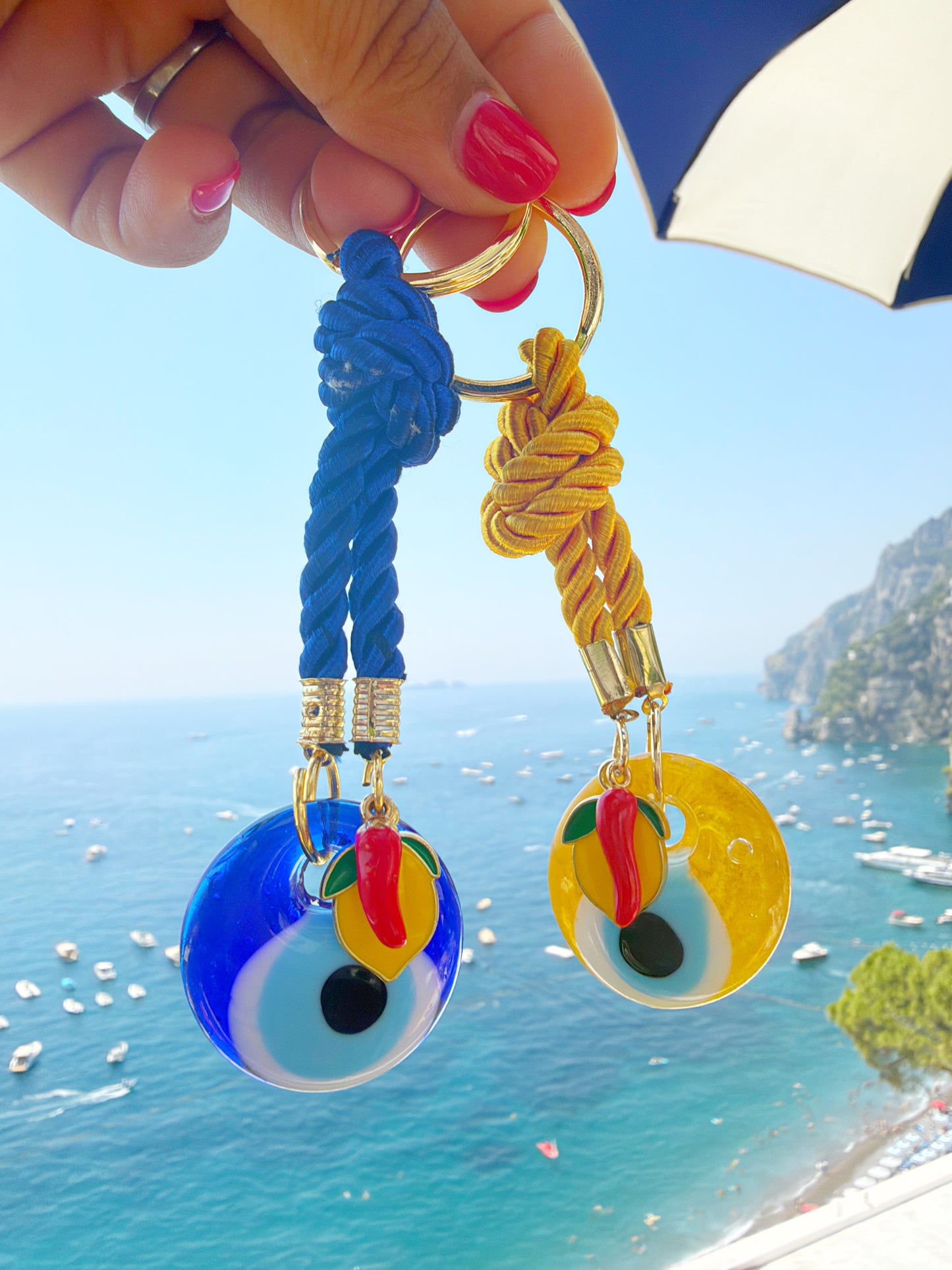 Made in Positano Evil Eye Charm Clip  🇮🇹🧿