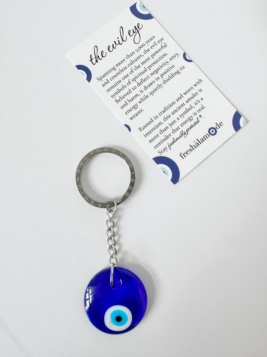Evil Eye Classic Glass Keychain