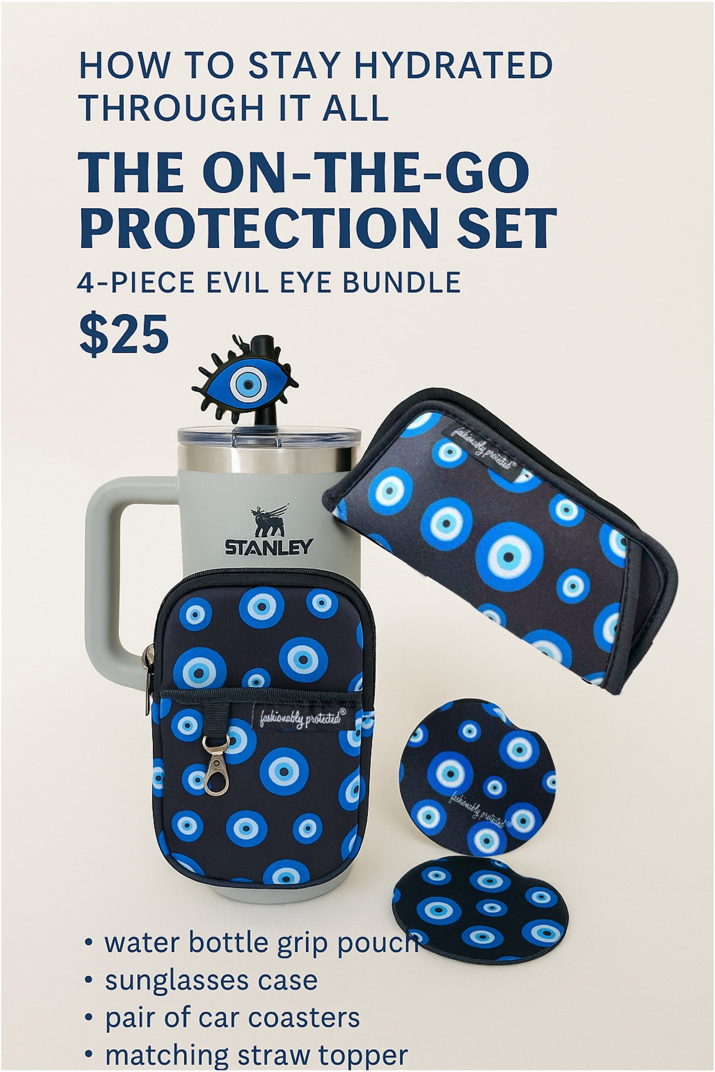 The On-The-Go Evil Eye Neoprene Protection Set