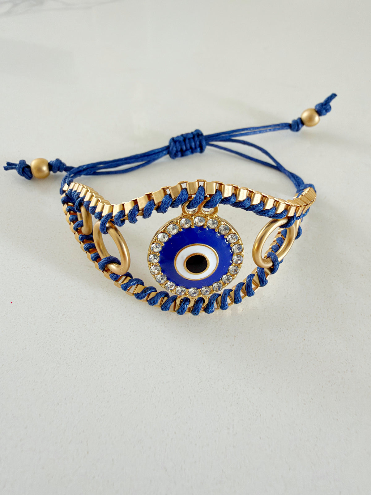 The Statement Evil Eye Bracelet Cobalt