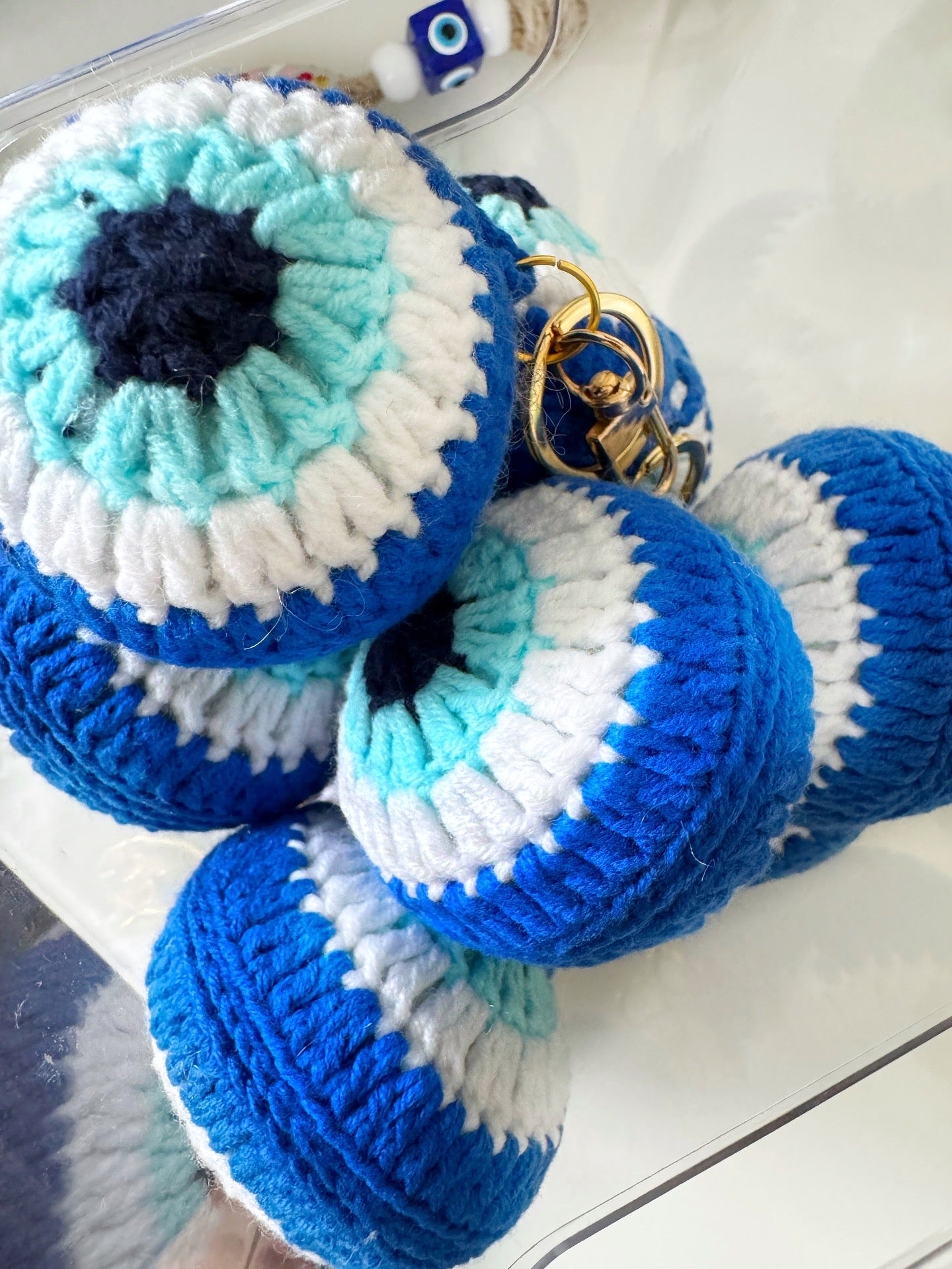 Evil Eye Crochet Ornament Plush