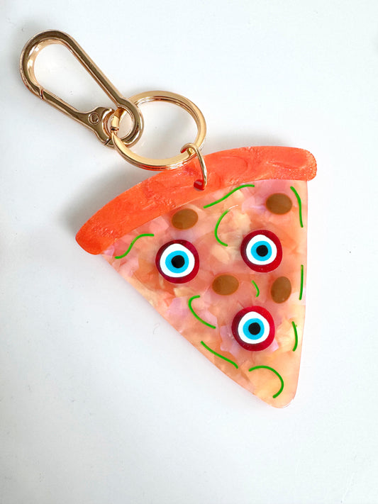 Pizza Protection Purse Charm 🍕🧿 — Limited Edition