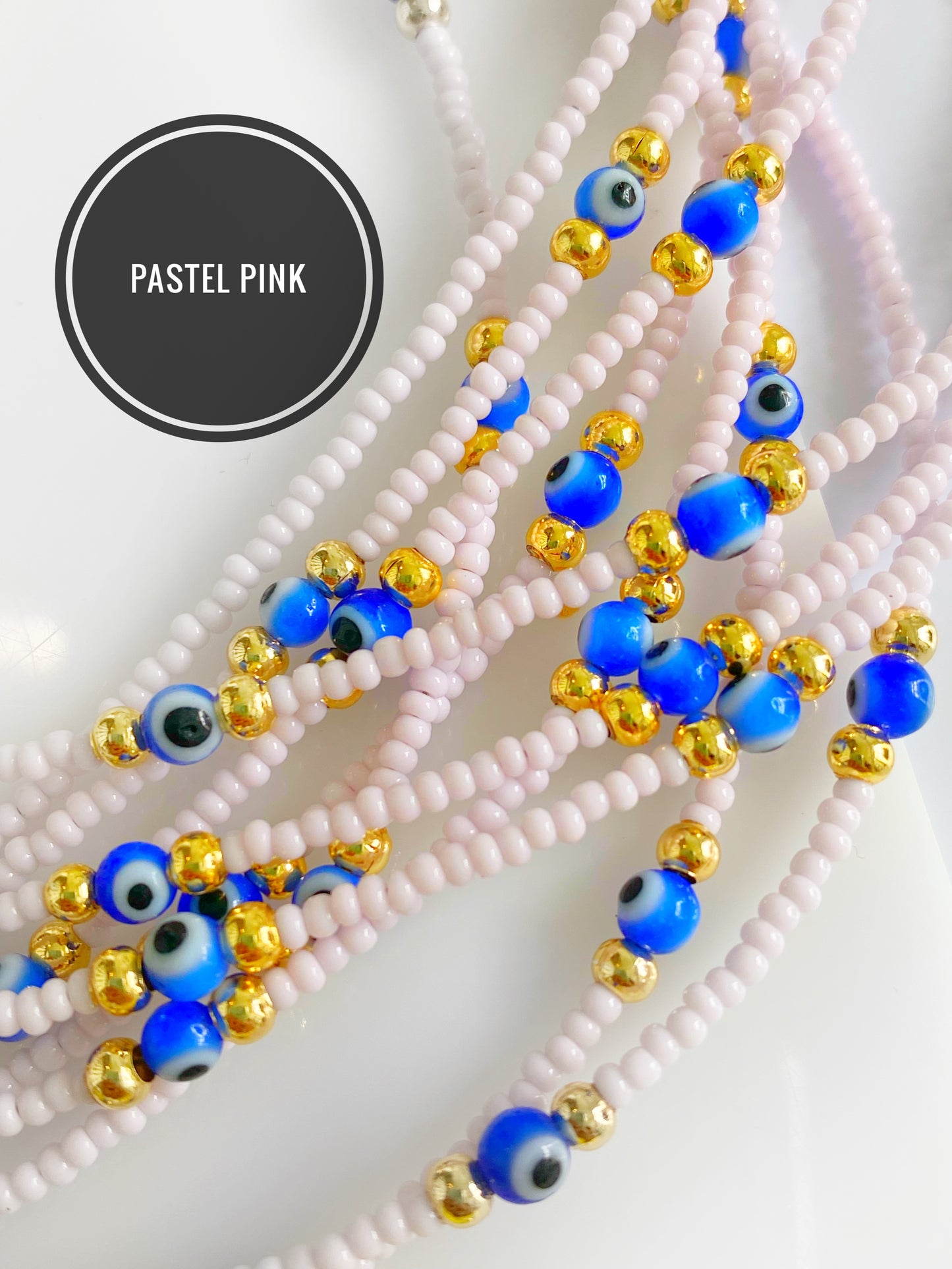 Evil Eye Mini Beaded Necklace