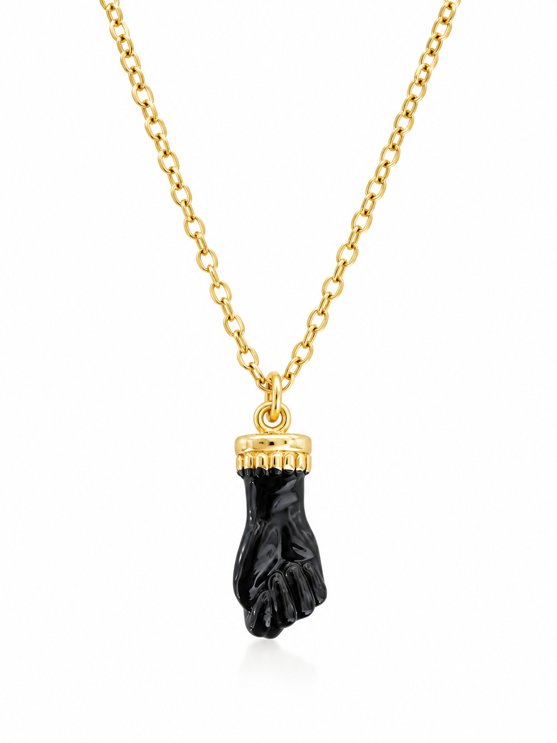 Italian Figa Hand Protection Necklace 🇮🇹🖤