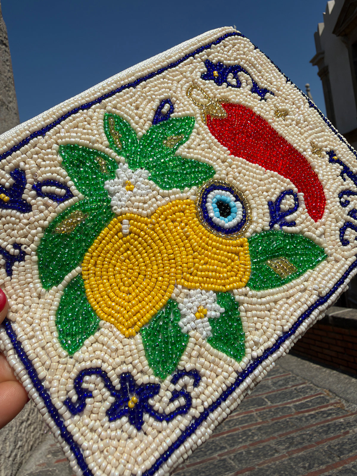 Ciao Bella Mini Embroidered Pouch — COMING SOON