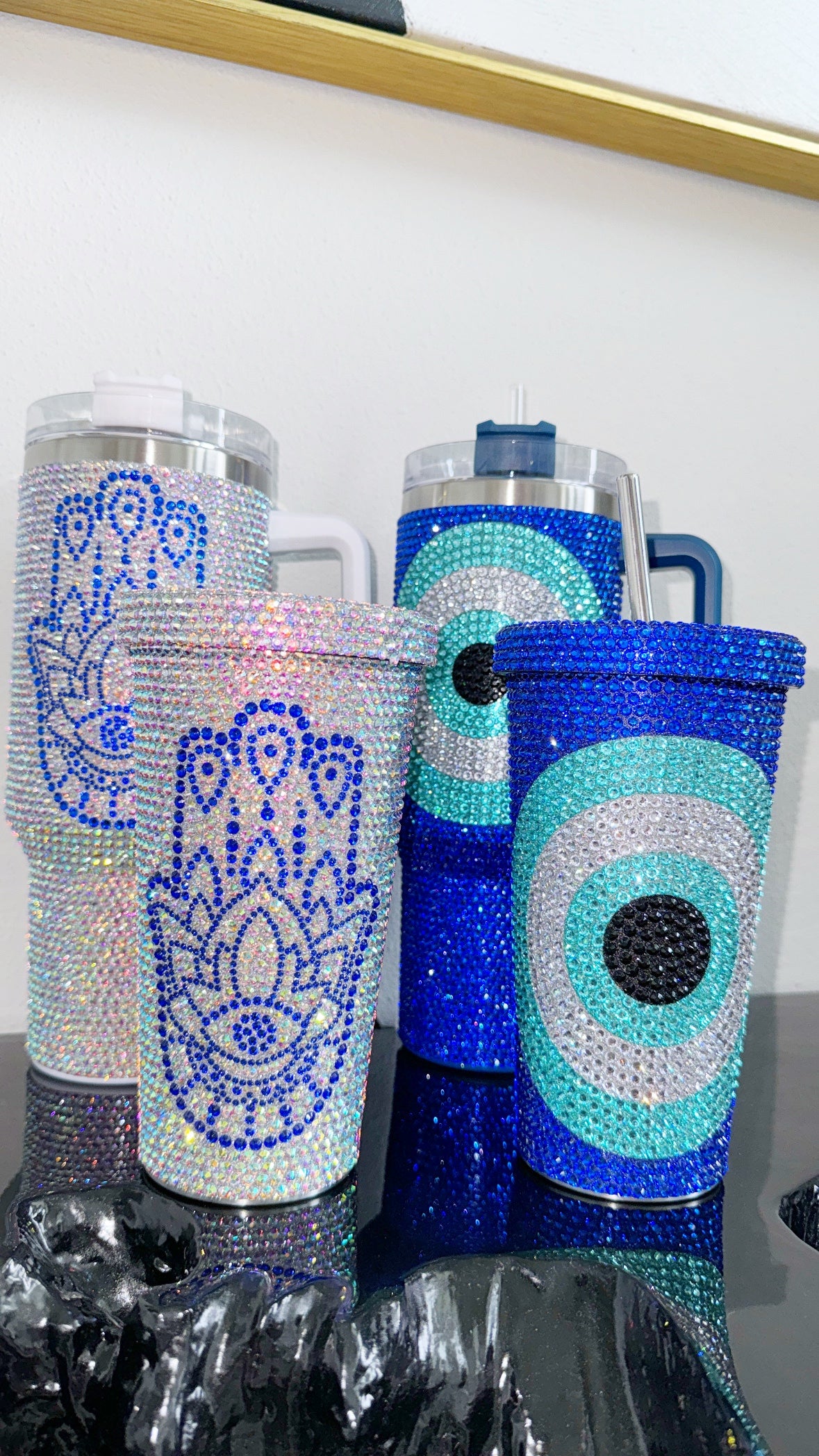 GOODVIBE Evil Eye & Hamsa Bling Tumblers