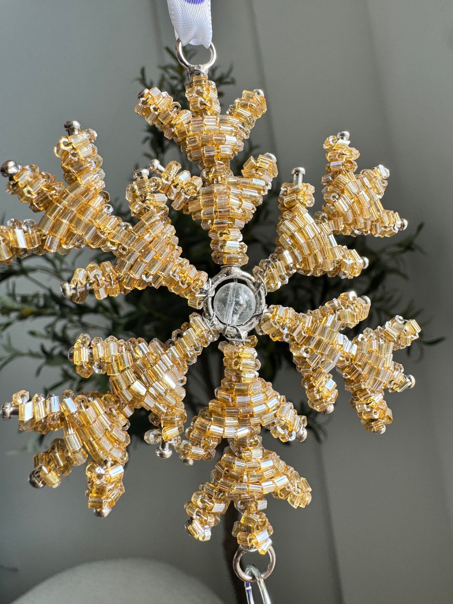 SPECIAL PRICE NEW YEAR 2026 Evil Eye Beaded Snowflake Hanging