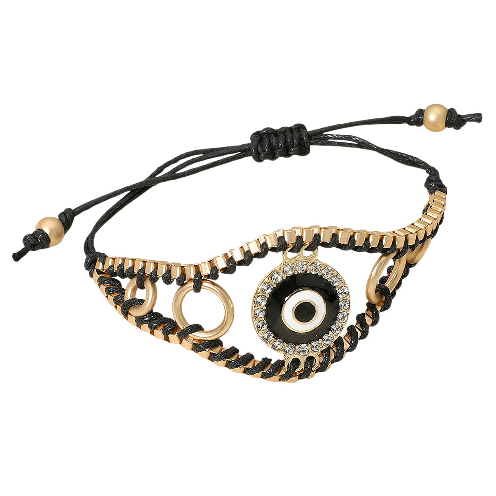 The Statement Evil Eye Bracelet Onyx