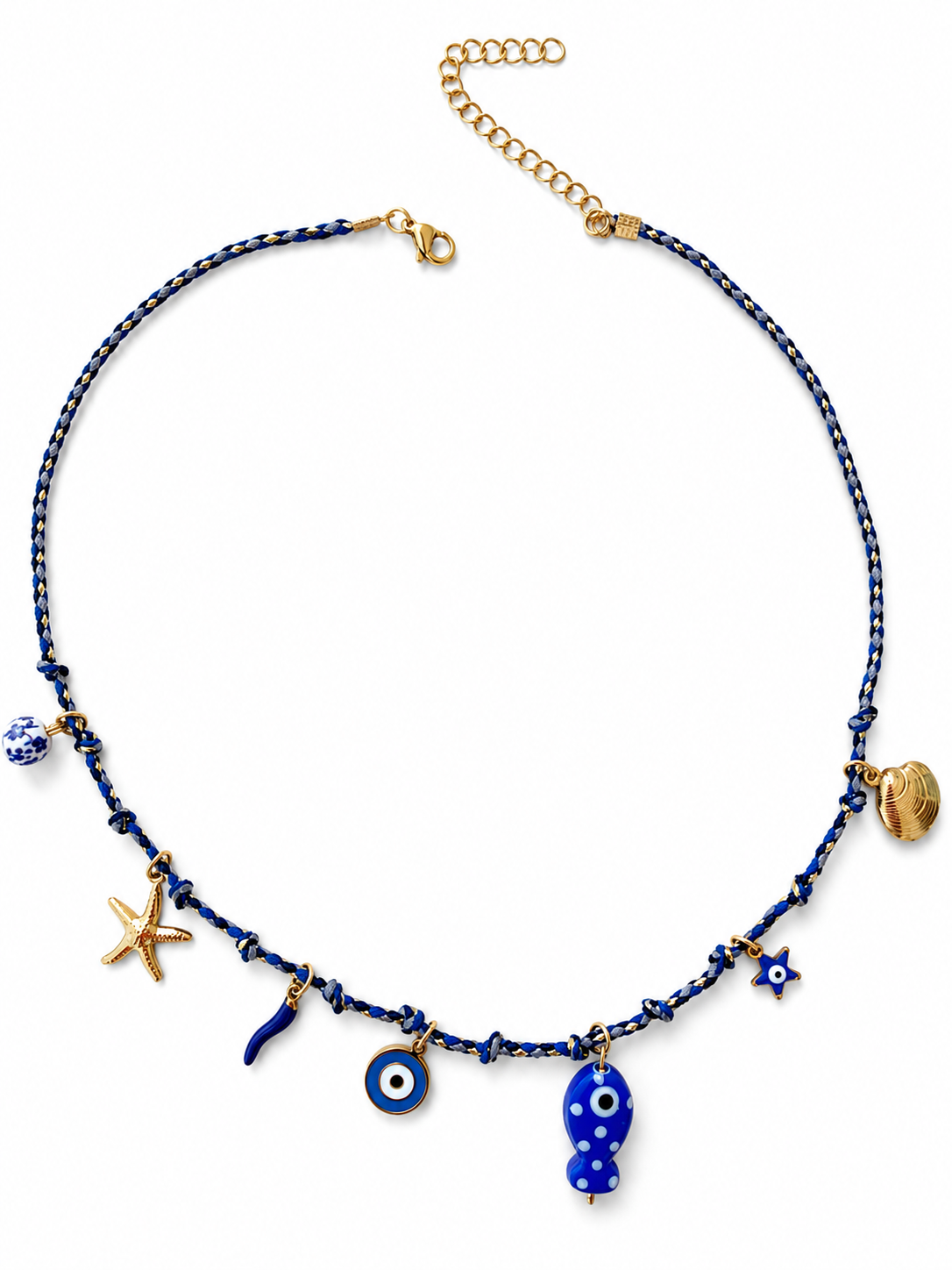 Marseille Coastal Lucky Charm Necklace