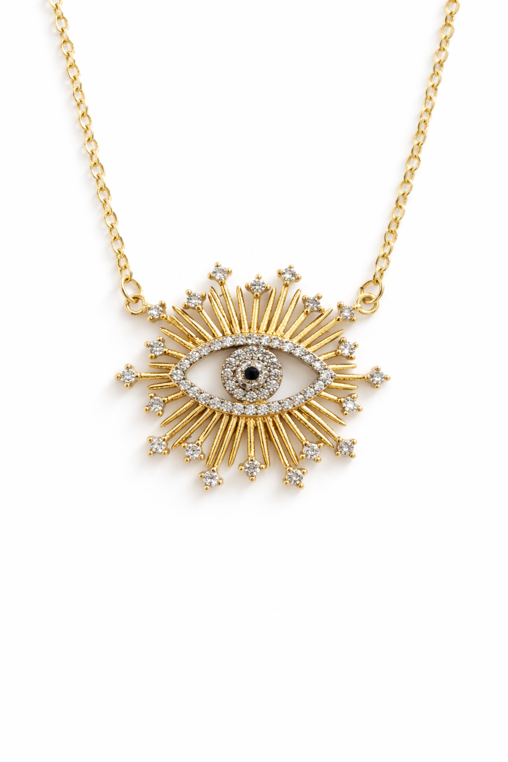 Radiant Guardian Eye Necklace