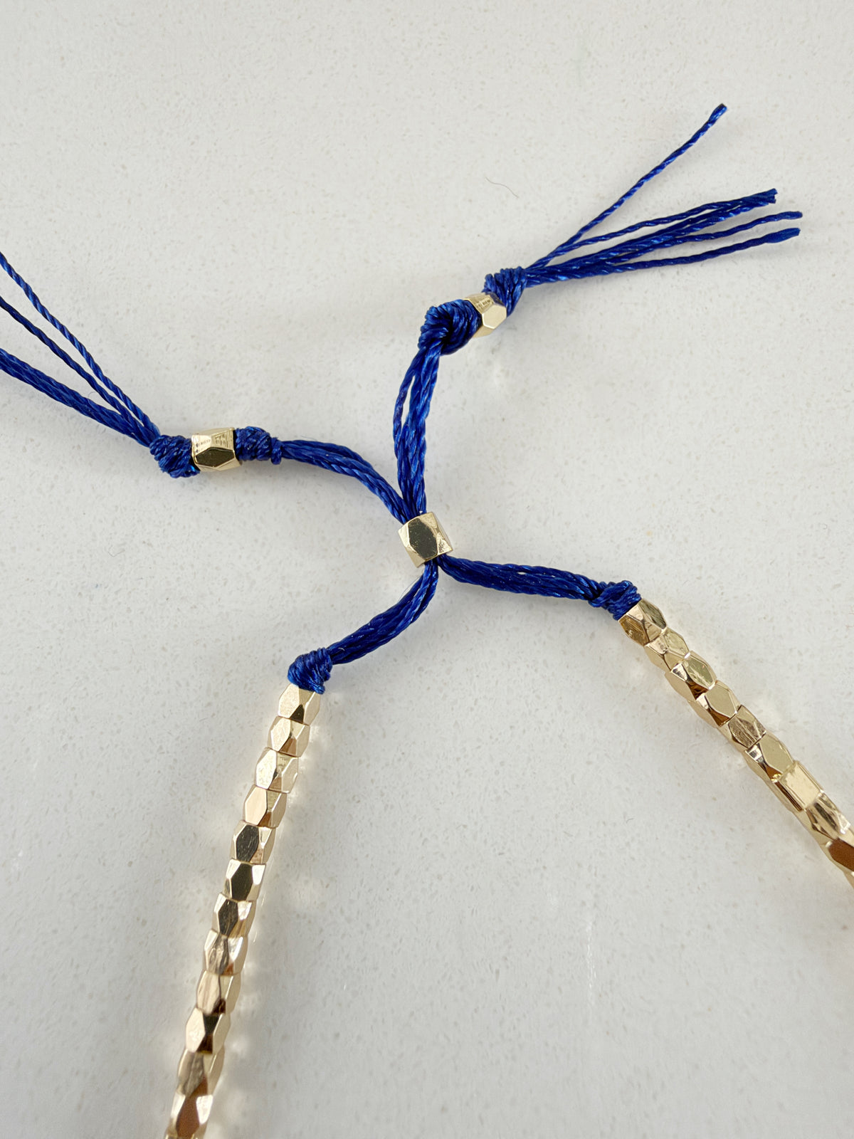 Mini Evil Eye Charm Bracelet Gold