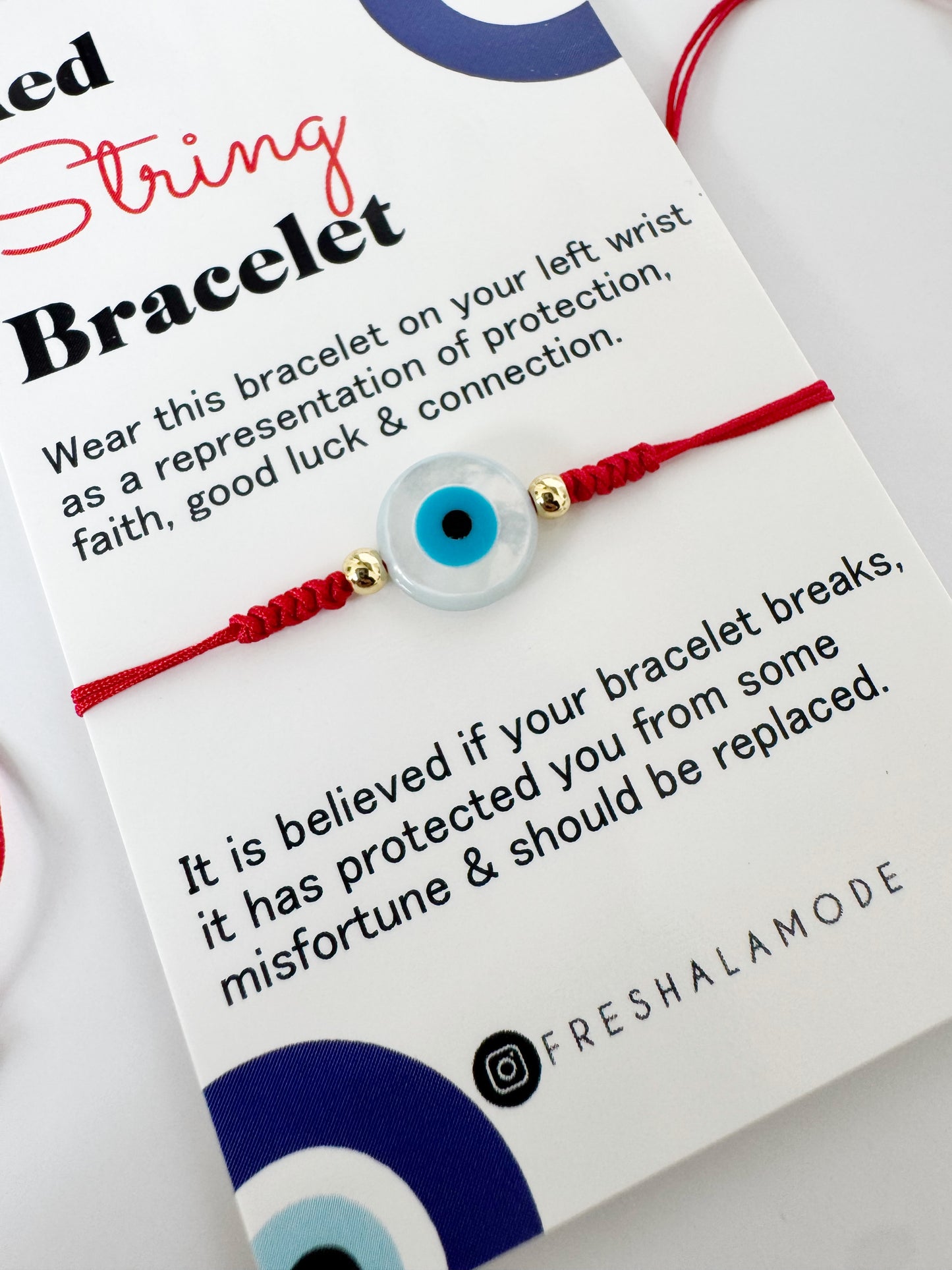 Evil Eye Red String Bracelets ADJUSTABLE Unisex