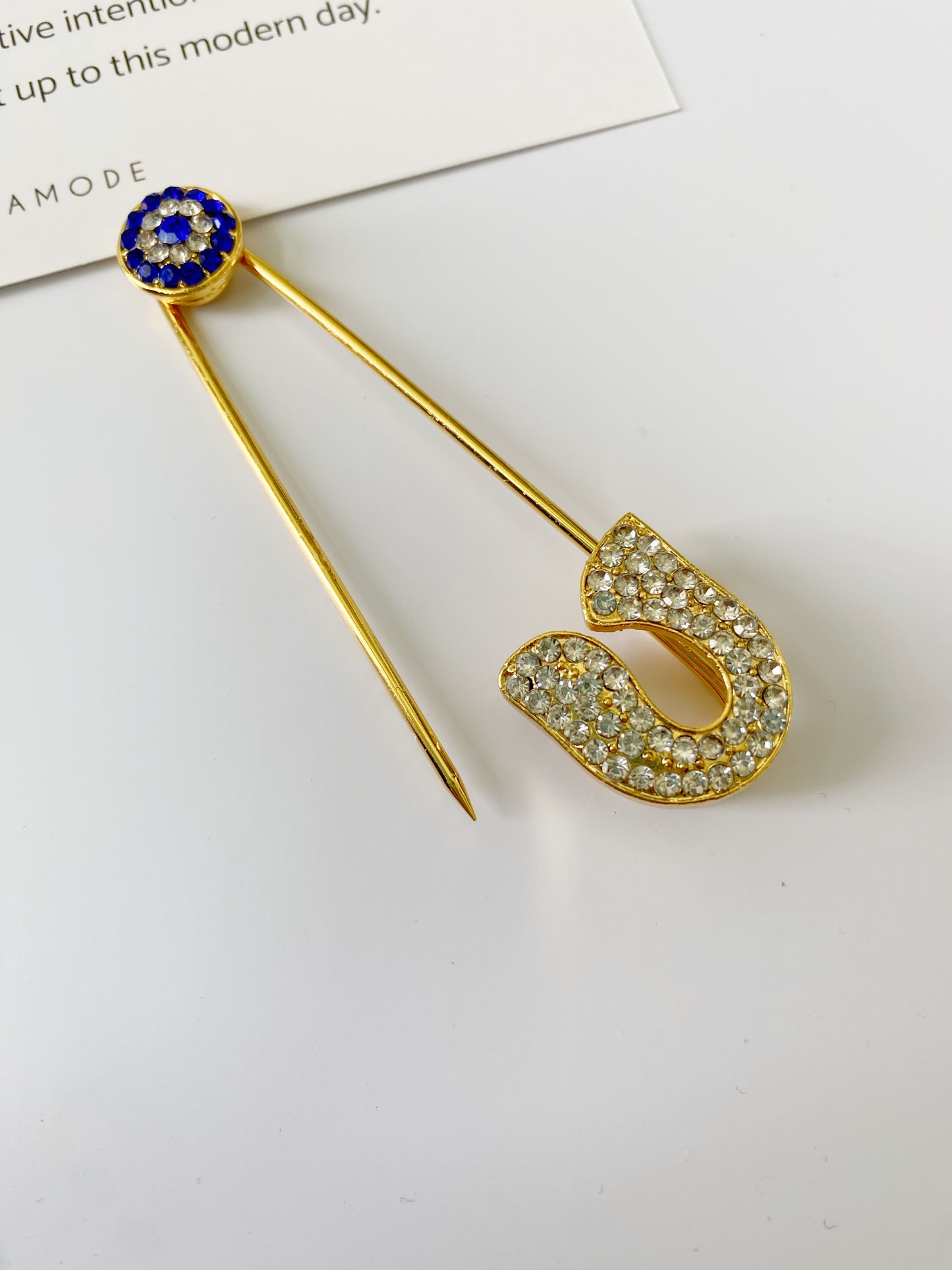 Evil Eye Stroller Pin Brooch