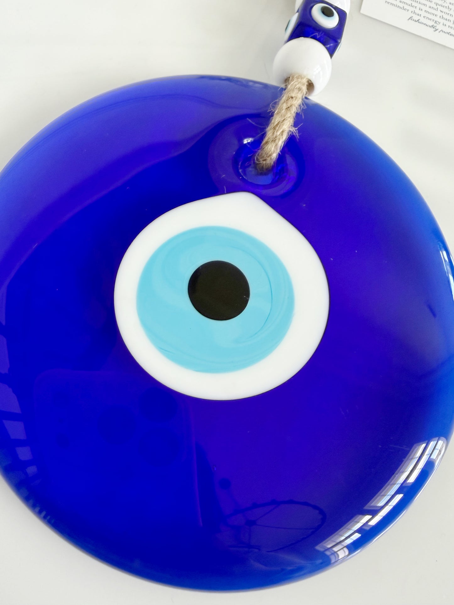 Classic Blue Evil Eye Amulet Home Decor (LARGE)