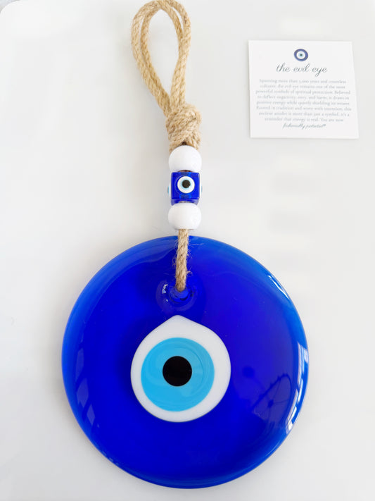 Classic Blue Evil Eye Amulet Home Decor (LARGE)