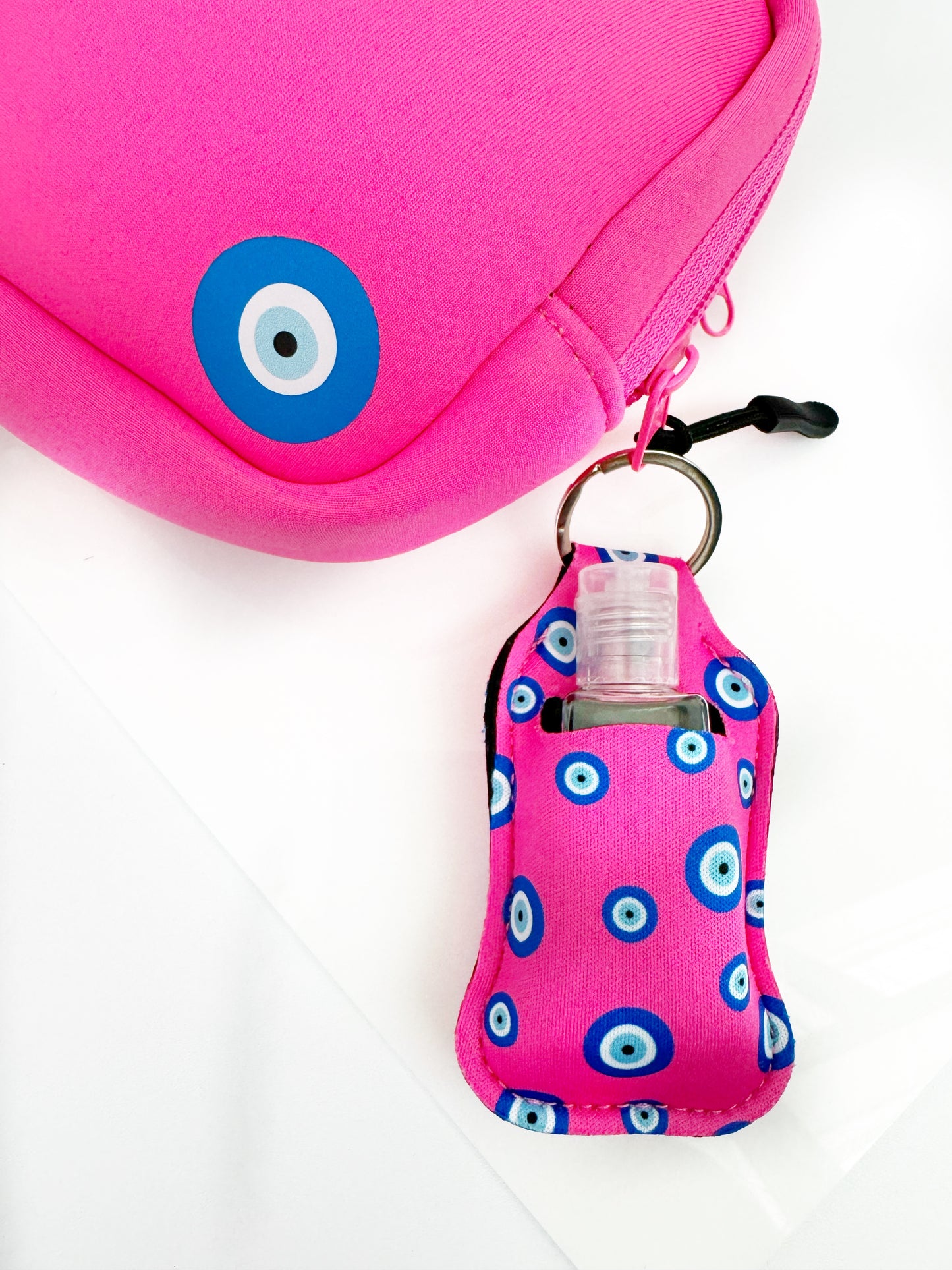 LIMITED EDITION PINK Evil Eye Waist Bag Cross Body Purse