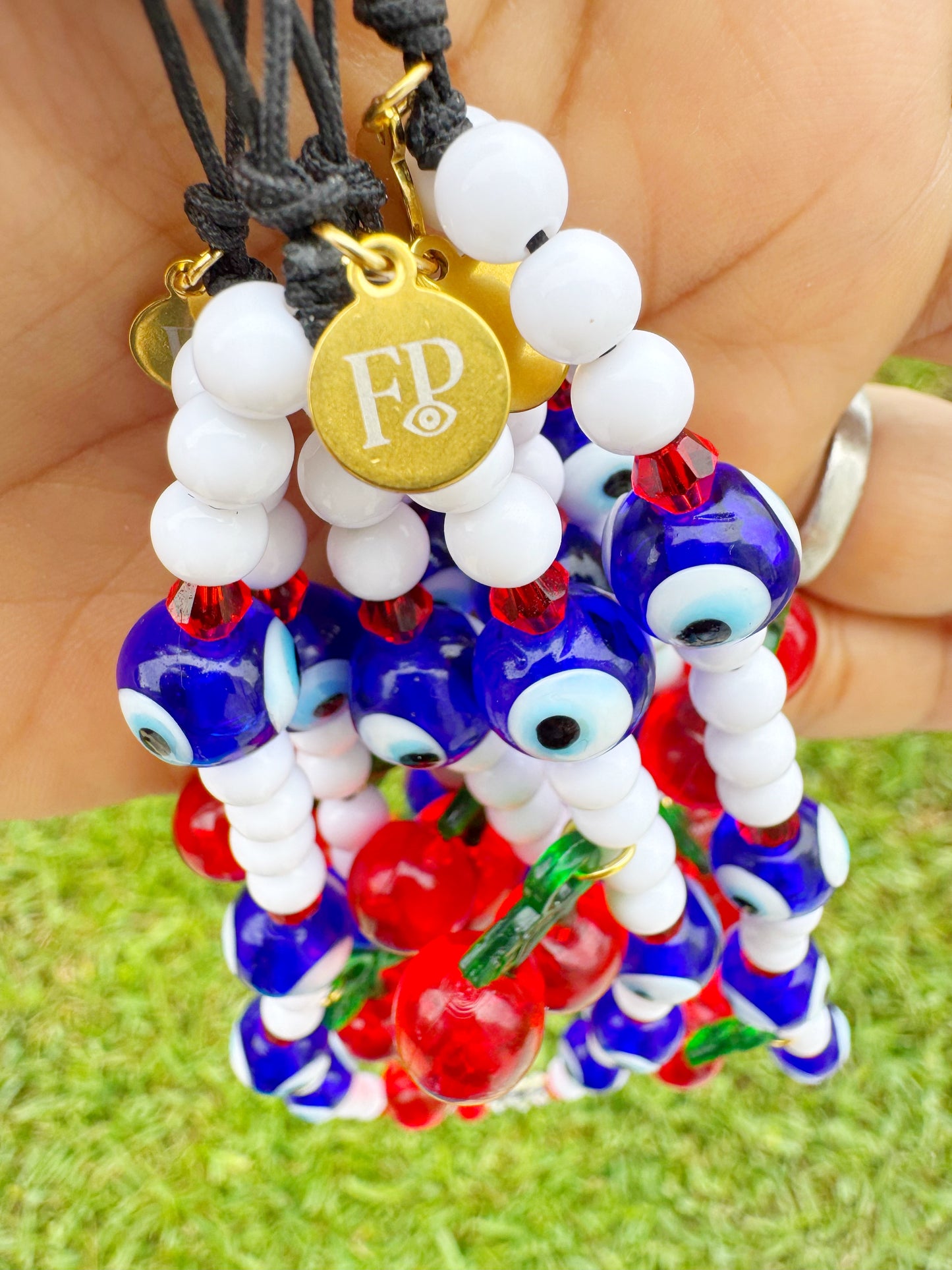 Limited Edition Cherry Drop Evil Eye Phone Strap