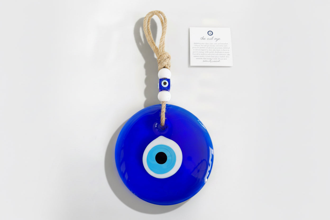 Classic Blue Evil Eye Amulet Home Decor (LARGE)