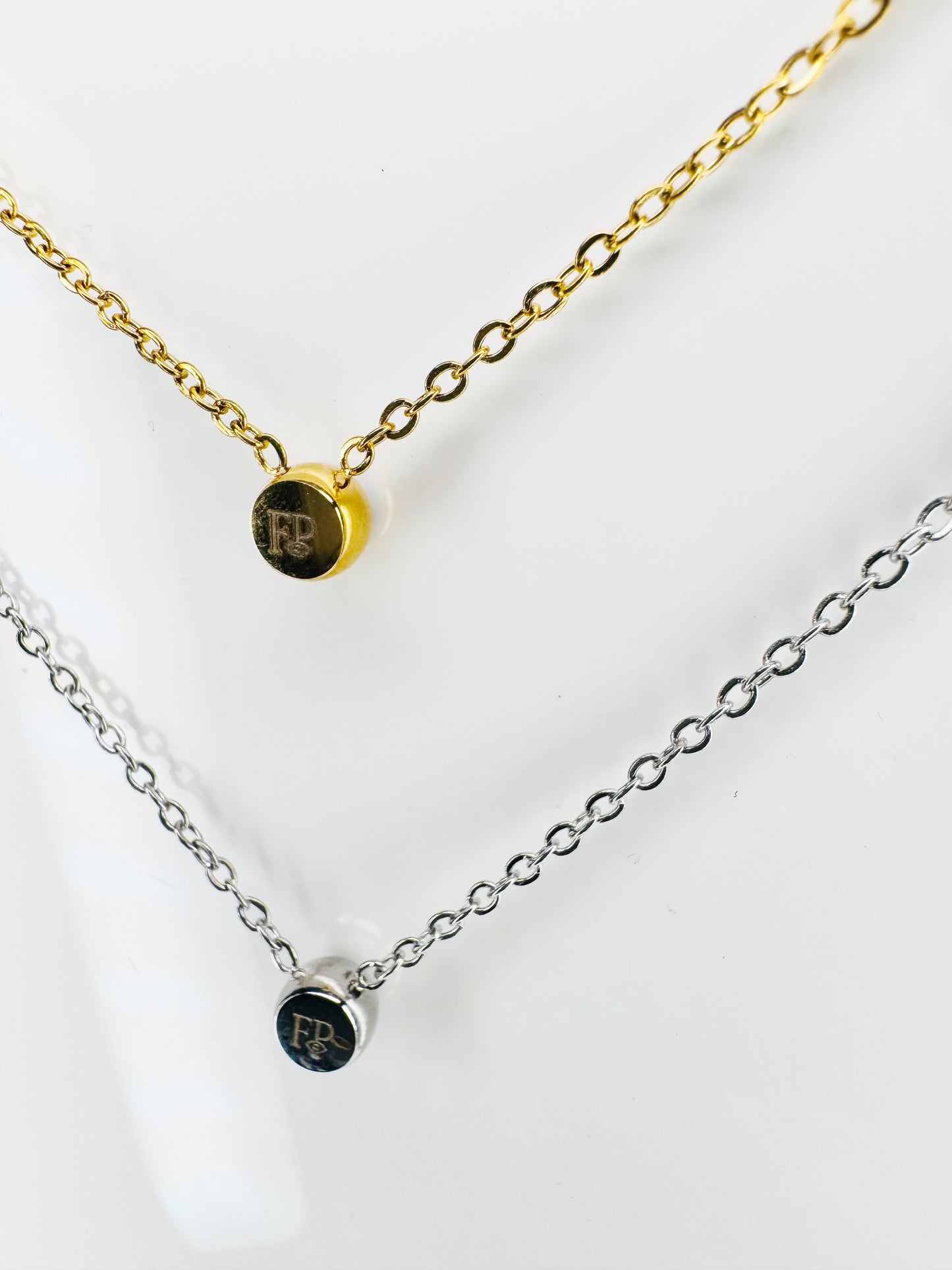 Dainty Evil Eye Necklace — Gold or Silver Stainless Steel