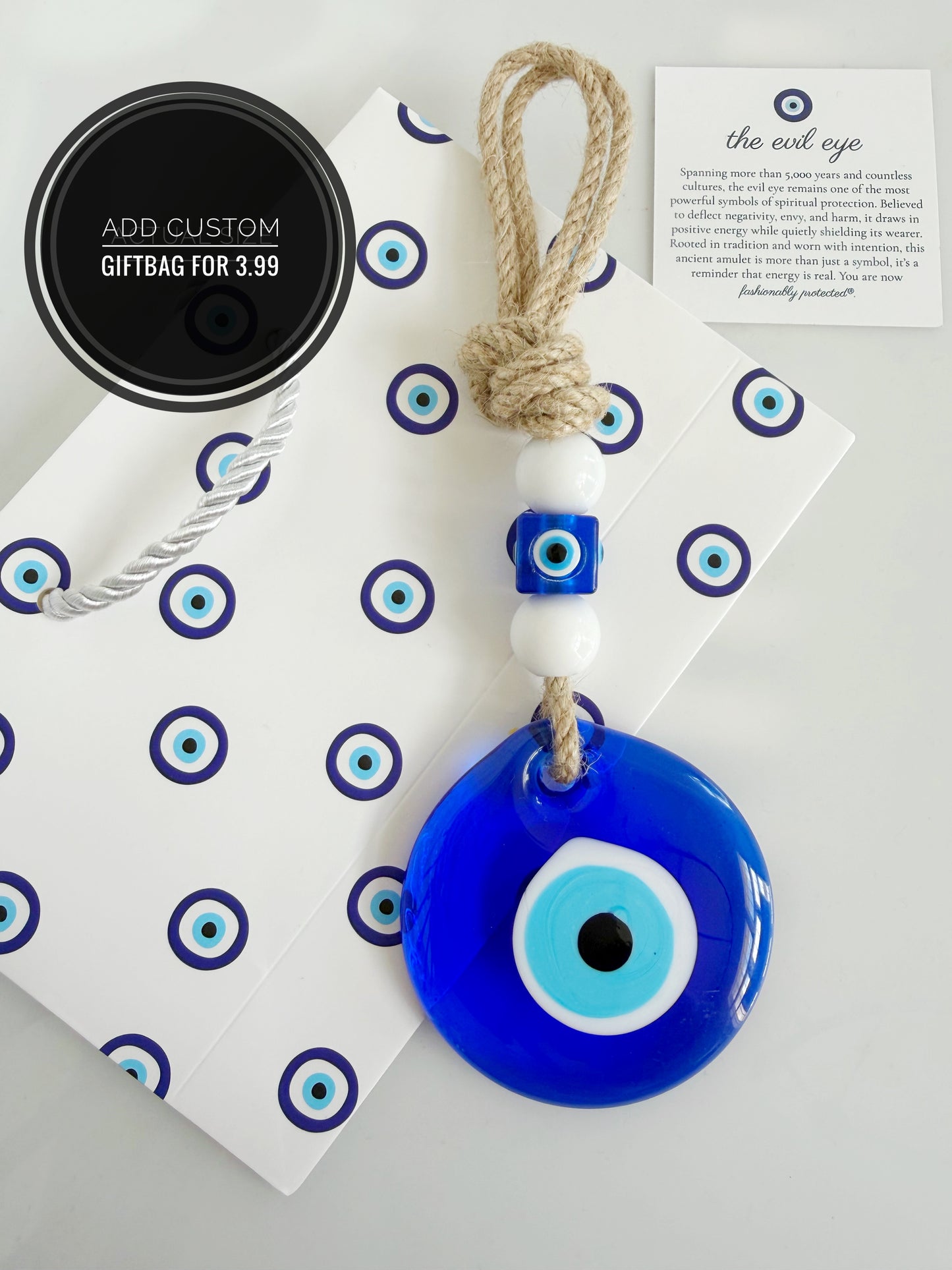 Classic Blue Evil Eye Amulet Decor (MEDIUM)