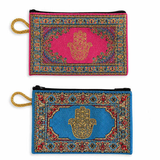 Spain Hamsa Mini Card Pouch