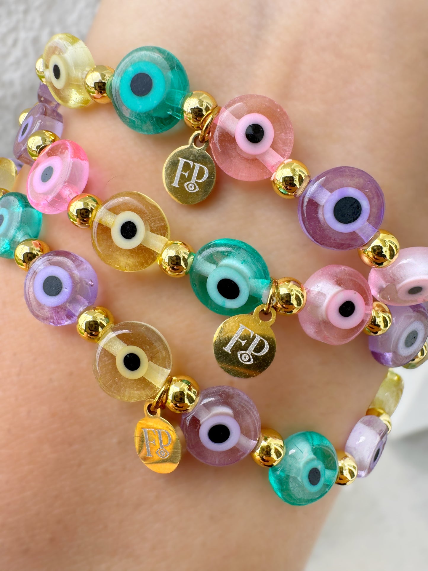 Limited Edition Pastel Evil Eye Bracelet
