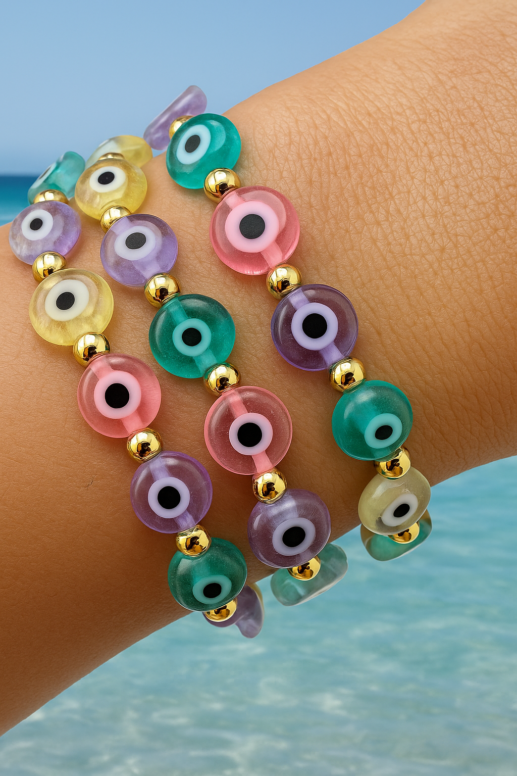 Limited Edition Pastel Evil Eye Bracelet