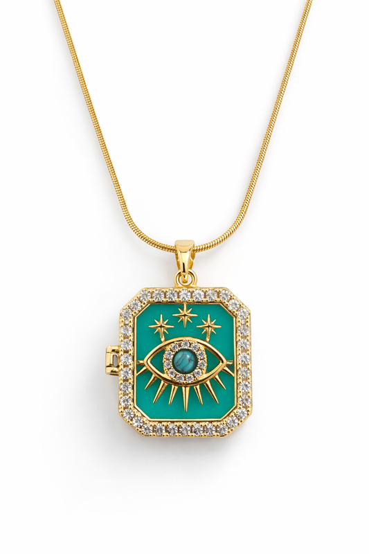 Celestial Guardian Locket Necklace