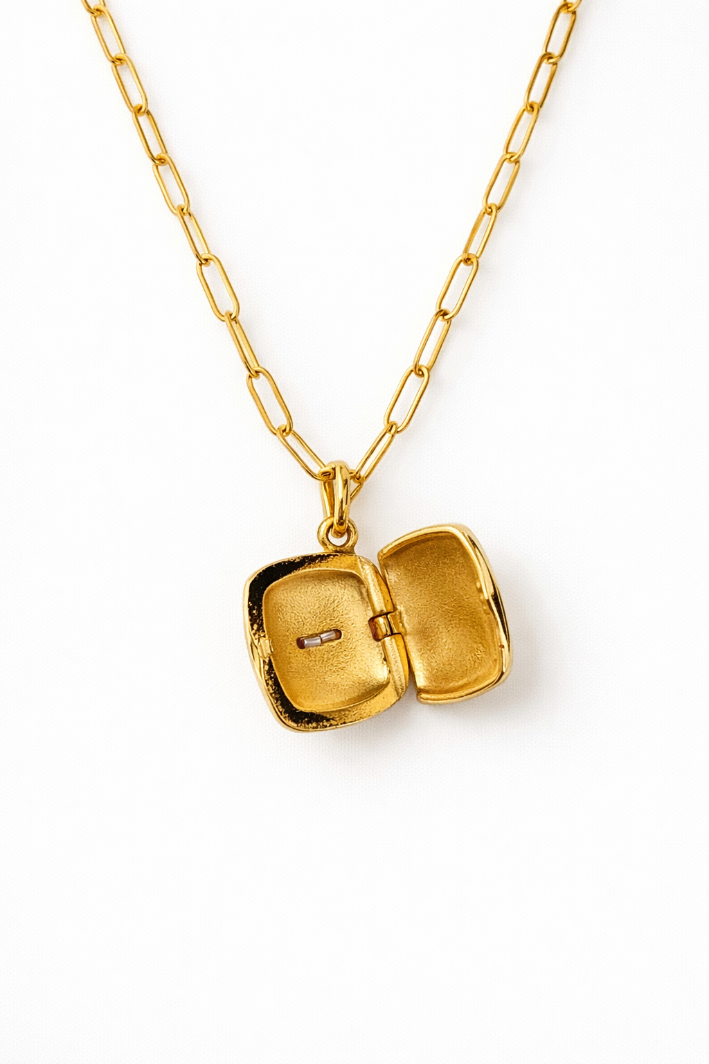 Turquoise Evil Eye Locket and Chain