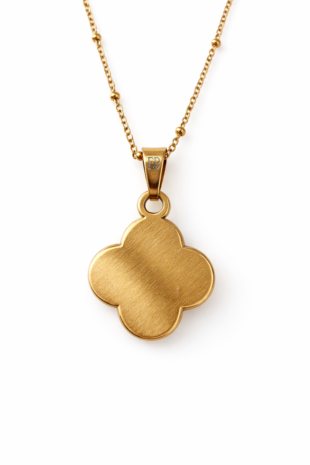 Clover Blue Evil Eye Pendant Necklace