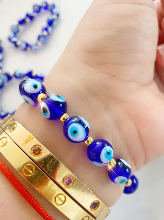 Evil Eye Classic Glass Bracelet