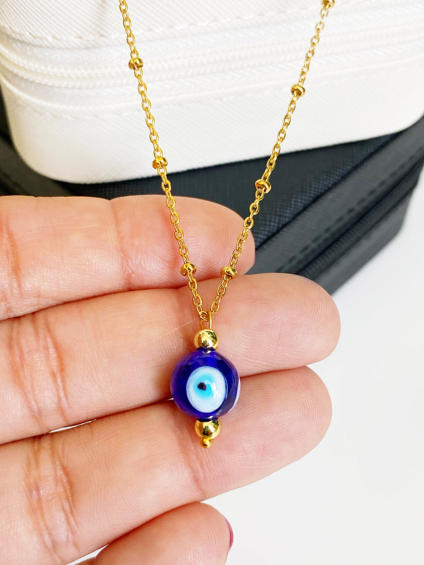 Evil Eye Satellite Chain Necklace