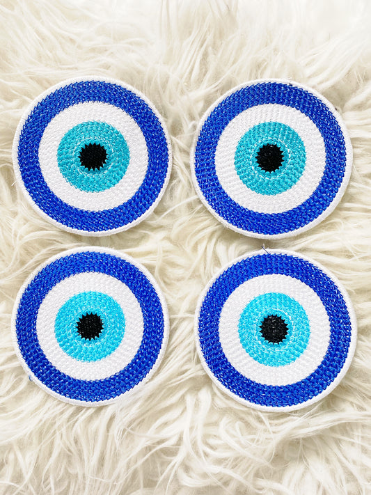 Evil Eye Summer Coaster Set