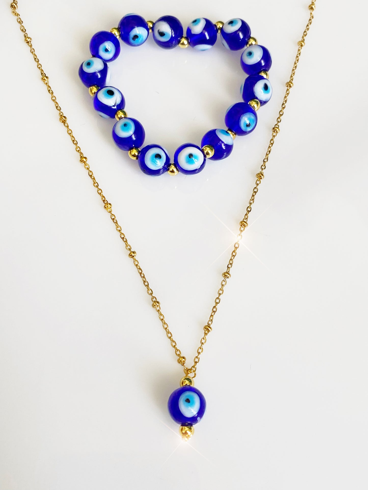 Evil Eye Satellite Chain Necklace