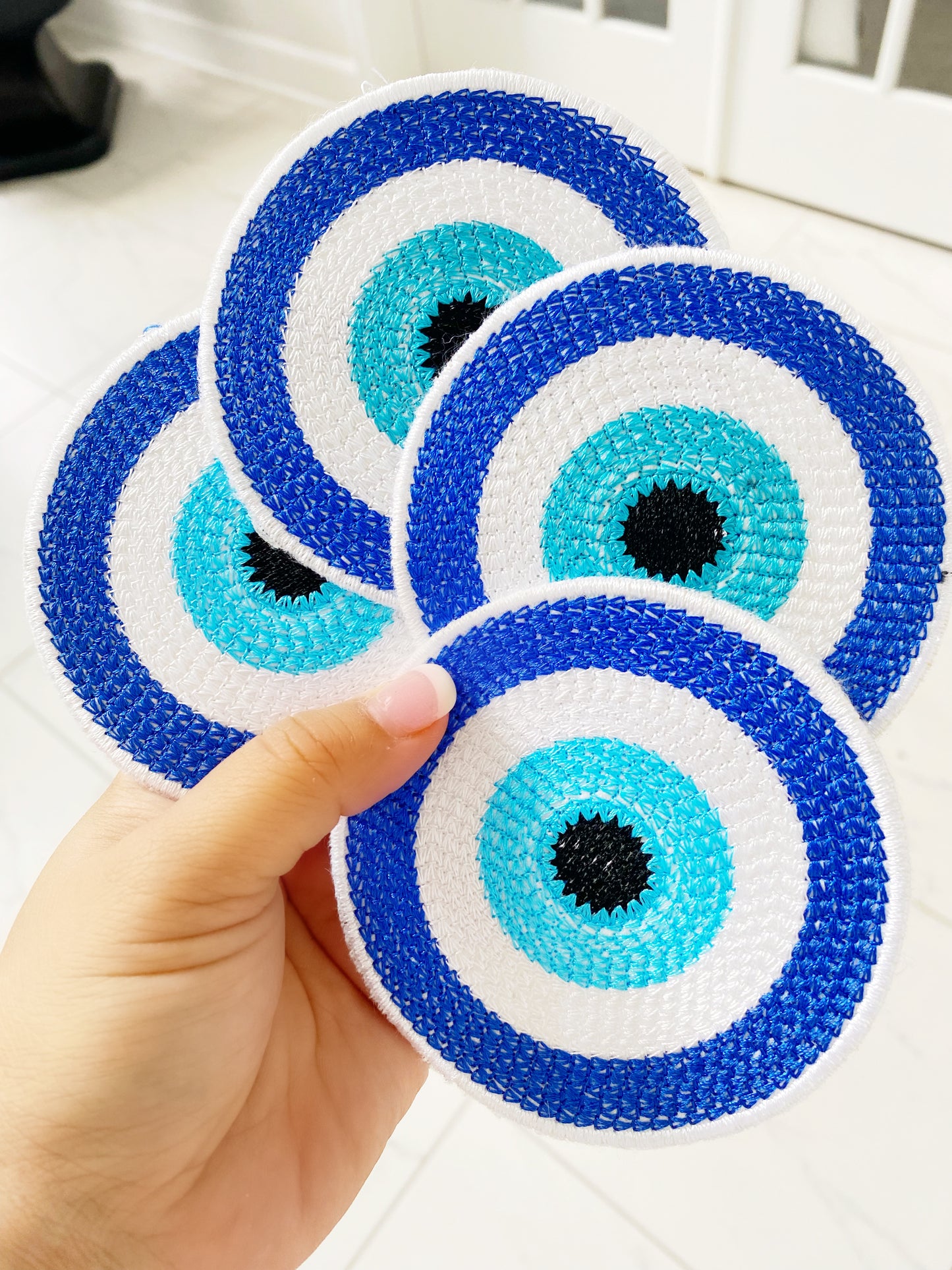 Evil Eye Summer Coaster Set