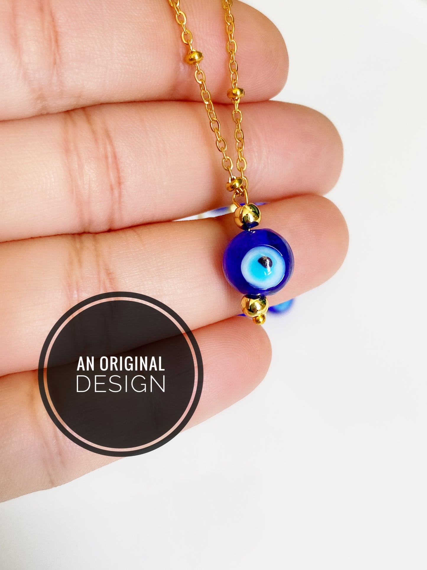 Evil Eye Satellite Chain Necklace