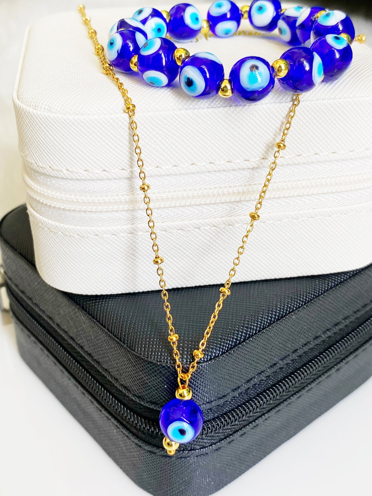 Evil Eye Satellite Chain Necklace