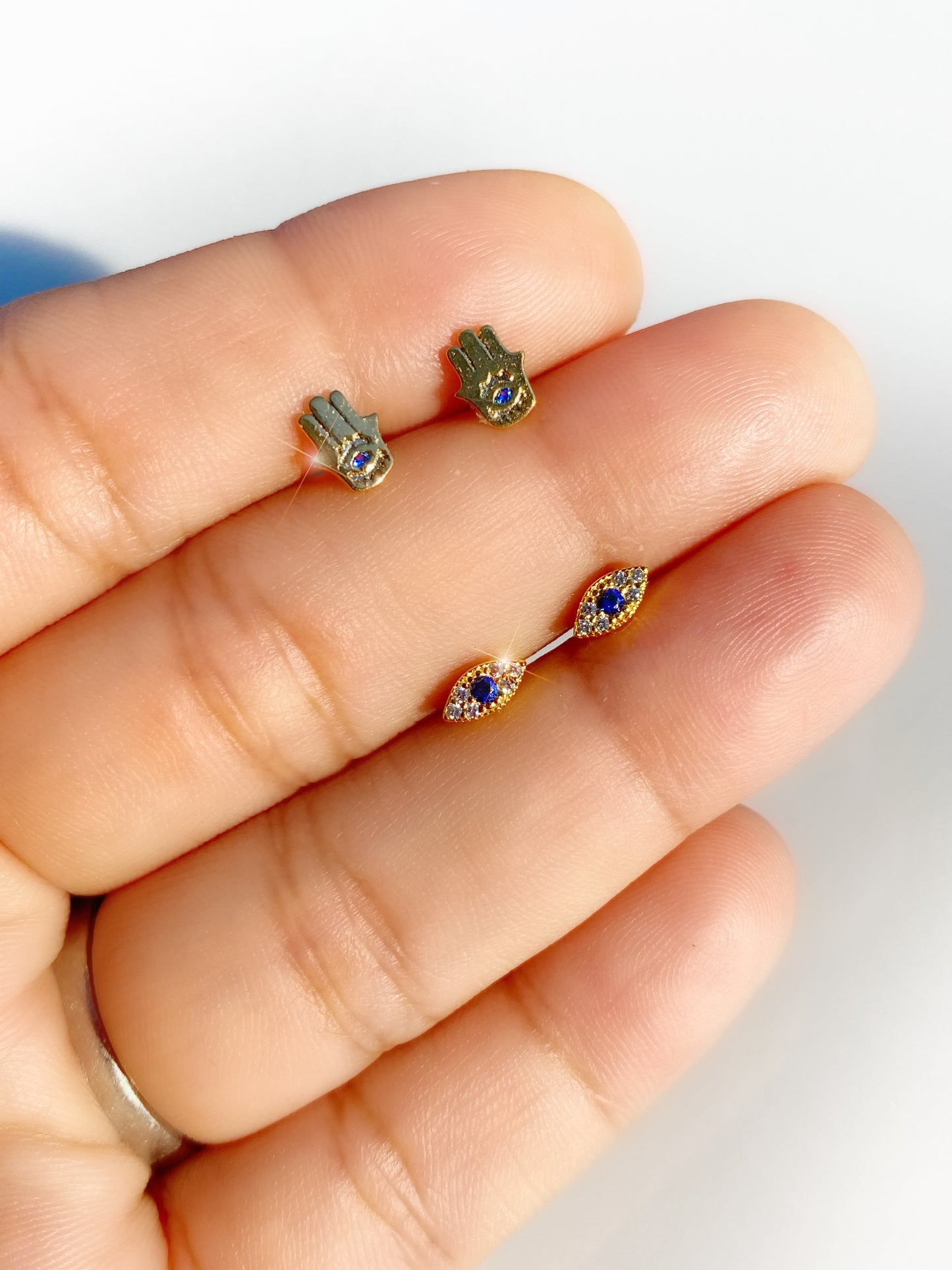 Petite Evil Eye Studs Earrings