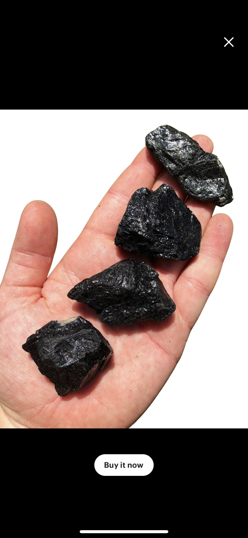 Genuine Black Tourmaline Crystal