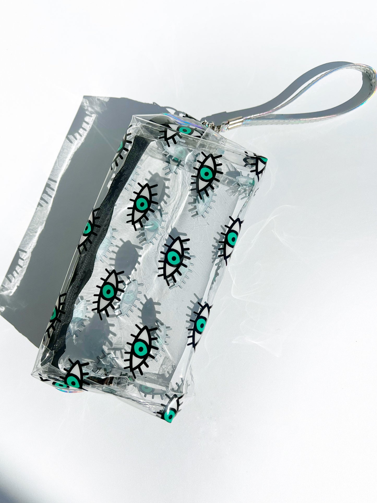 See Through Transparent Evil Eye Makeup Bag